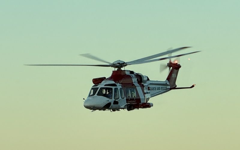 SAR-helikopter vid Säve Flygplats